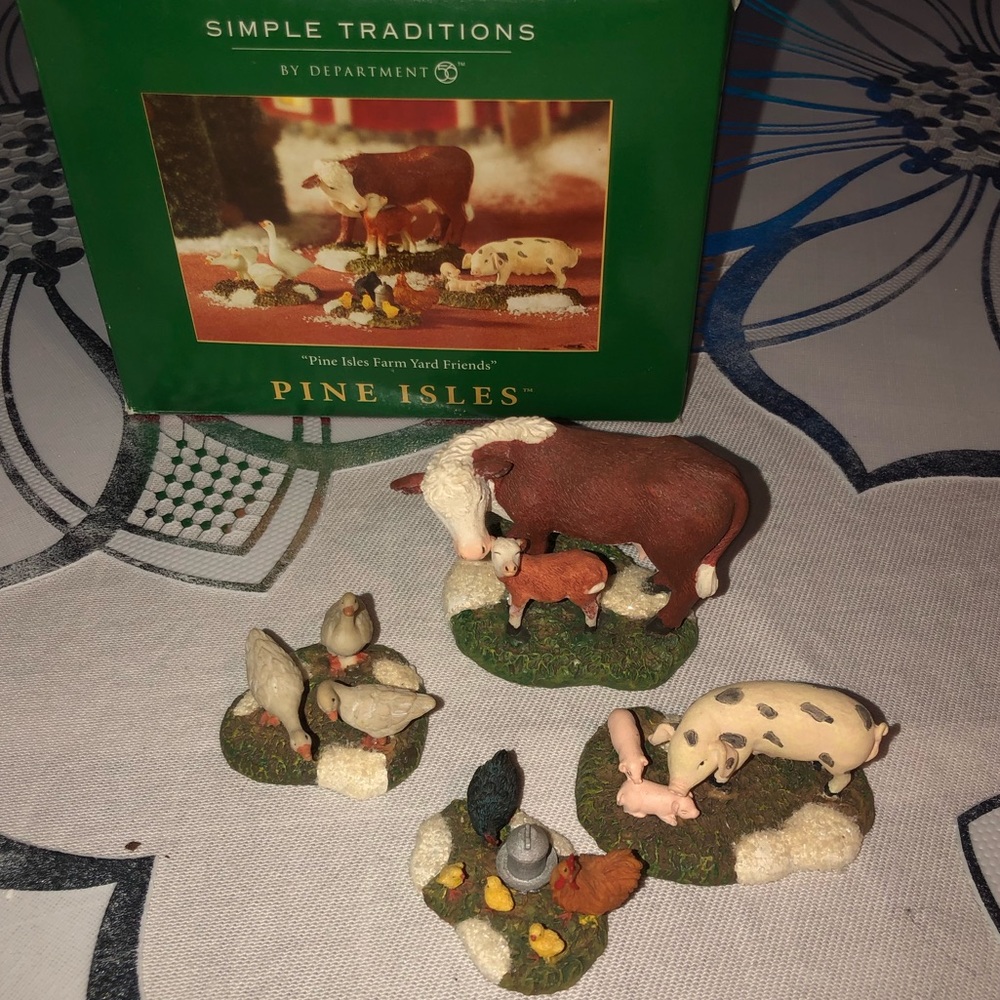 🎄Simple Tradition “Pine Isles Farm Yard Friends” Christmas Collectible